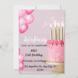 KAARTEN VERJAARDAG UITNODIGING