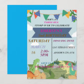 KAARTEN VERJAARDAG UITNODIGING (Voorkant / Achterkant)