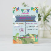 KAARTEN VERJAARDAG UITNODIGING (Staand voorkant)