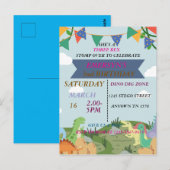 KAARTEN VERJAARDAG UITNODIGING (Voorkant / Achterkant)