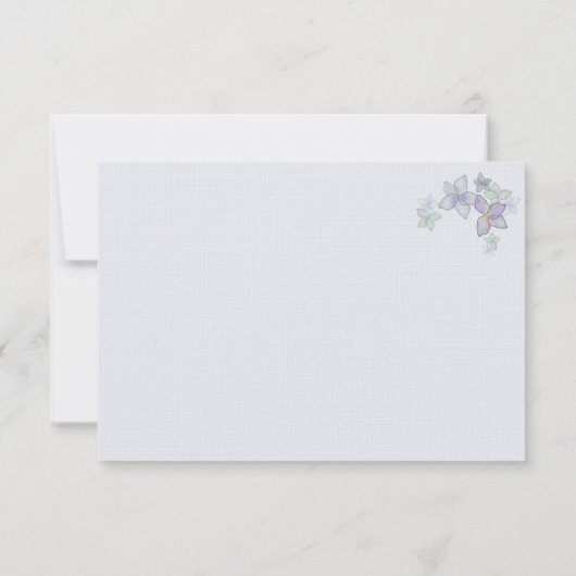 Kaarten voor 3x5-inch beeldschermreactie RSVP kaartje (Achterkant)