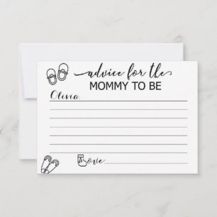 Kaarten voor aangepast advies voor mama om in Baby