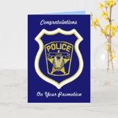 Kaarten voor aangepaste promotie door politiebeamb (Gele Bloem)