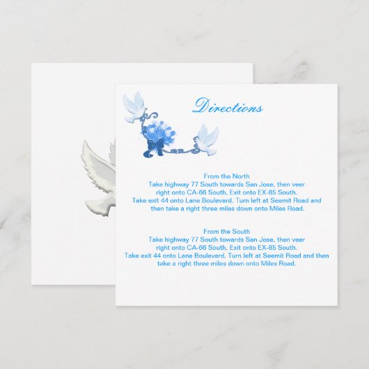 Kaarten voor aangepaste richting overdragen (Voorkant / Achterkant)