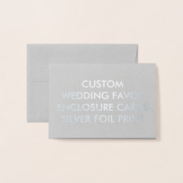 Kaarten VOOR AANVULLENDE BINDINGEN, SILVER-AFDRUKK
