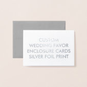 Kaarten VOOR AANVULLENDE BINDINGEN, SILVER-AFDRUKK (Voorkant met envelop)