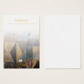 Kaarten voor Abstracte Boho Jewelry Display Visitekaartje (Voorkant /achterkant)