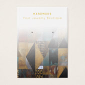Kaarten voor Abstracte Boho Jewelry Display Visitekaartje (Voorkant)