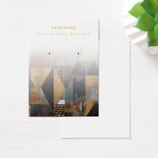 Kaarten voor Abstracte Boho Jewelry Display Visitekaartje (Bureau)