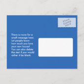 Kaarten voor adreswijziging van schrijfmachine (Achterkant)