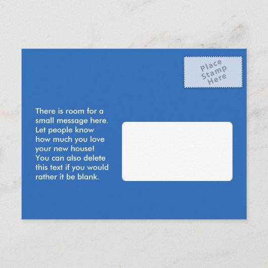 Kaarten voor adreswijziging van schrijfmachine (Achterkant)