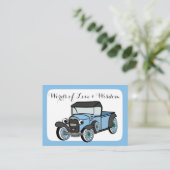 Kaarten voor advies aan baby showers (Staand voorkant)