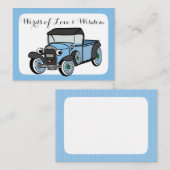 Kaarten voor advies aan baby showers (Voorkant / Achterkant)