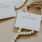 Kaarten voor advies aan baby showers | Blush