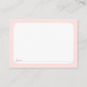 Kaarten voor advies aan vrijgezellenfeesten (Achterkant)