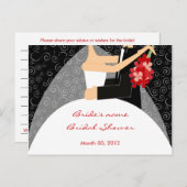 Kaarten voor advies aan vrijgezellenfeesten (Voorkant / Achterkant)