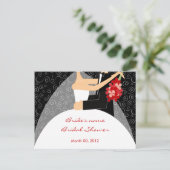 Kaarten voor advies aan vrijgezellenfeesten (Staand voorkant)