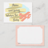 Kaarten voor advies over de Baby (Voorkant / Achterkant)