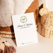 Kaarten voor advies over het Baby shower van Flora