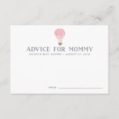 Kaarten voor advies over hot-luchtballonvaarders v (Voorkant)