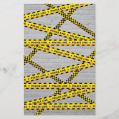 Kaarten voor advies van de politie-Baby shower (Achterkant)