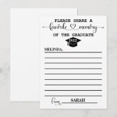 Kaarten voor advies van het afstuderen - Advies vo (Voorkant / Achterkant)