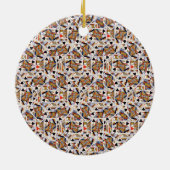 Kaarten voor afspelen Keramisch versiering Ornament (Achterkant)