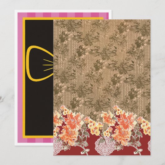 Kaarten voor afstuderen, Verhuizen en Levensaankon (Voorkant / Achterkant)