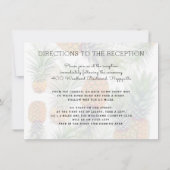 Kaarten voor ananassoorten weduwschap met twee zij (Achterkant)