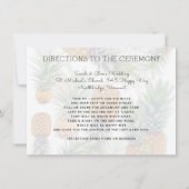 Kaarten voor ananassoorten weduwschap met twee zij (Voorkant)