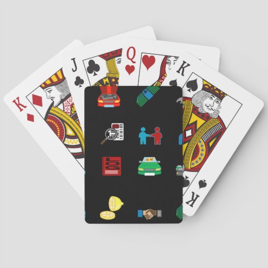 Kaarten voor autopictogrammen (Achterkant)