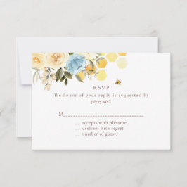 Kaarten voor bijenrespons RSVP kaartje