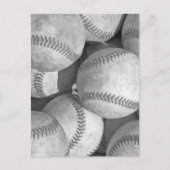 Kaarten voor Black & White Baseball Post (Voorkant)