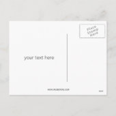 Kaarten voor bloemkool feestdagenkaart (Achterkant)