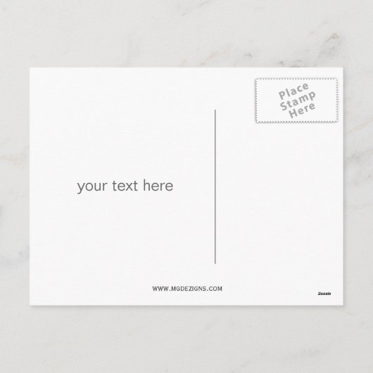 Kaarten voor bloemkool feestdagenkaart (Achterkant)