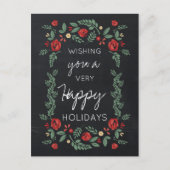 Kaarten voor bloemkool feestdagenkaart (Voorkant)