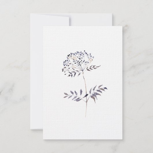 Kaarten voor Boho Wedding Invitation RSVP Response (Achterkant)