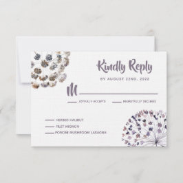 Kaarten voor Boho Wedding Invitation RSVP Response