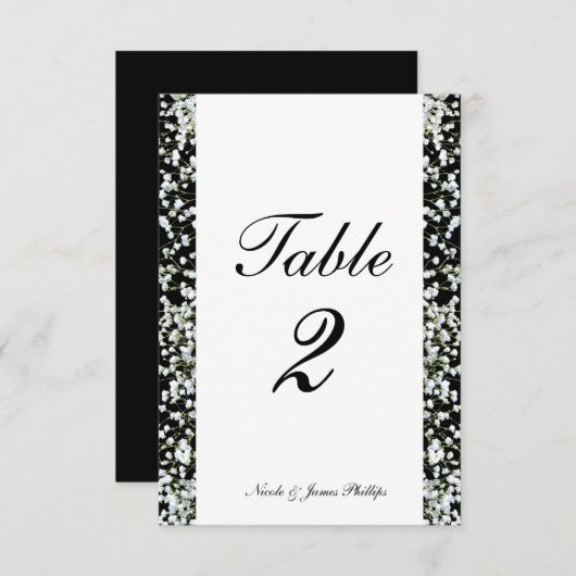 Kaarten voor breath Weddenschappen met zwarte en w (Voorkant / Achterkant)