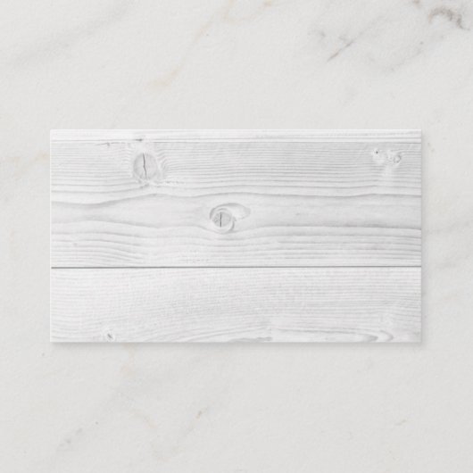 Kaarten voor bruiloft Website Visitekaartje (Achterkant)