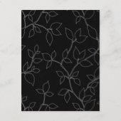 Kaarten voor Cat & Owl Halloween Wedding Enclosure (Achterkant)