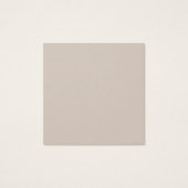 Kaarten voor Champagne Black Faux Leather Earring  Vierkante Visitekaartjes (Achterkant)