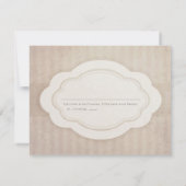 Kaarten voor Charm Cream-respons RSVP Kaartje (Achterkant)