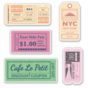 Kaarten voor cinema sticker