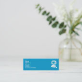 Kaarten voor computerhartprofiel mini visitekaartje (Staand voorkant)