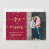 Kaarten voor de aankondiging van de kerstzwangersc (Voorkant)