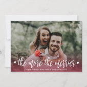 Kaarten voor de aankondiging van de kerstzwangersc (Voorkant)