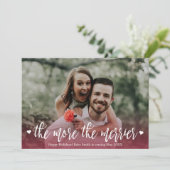 Kaarten voor de aankondiging van de kerstzwangersc (Staand voorkant)