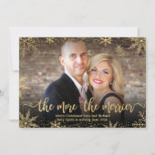 Kaarten voor de aankondiging van de kerstzwangersc (Voorkant)