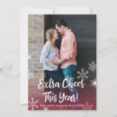 Kaarten voor de aankondiging van de kerstzwangersc (Voorkant)